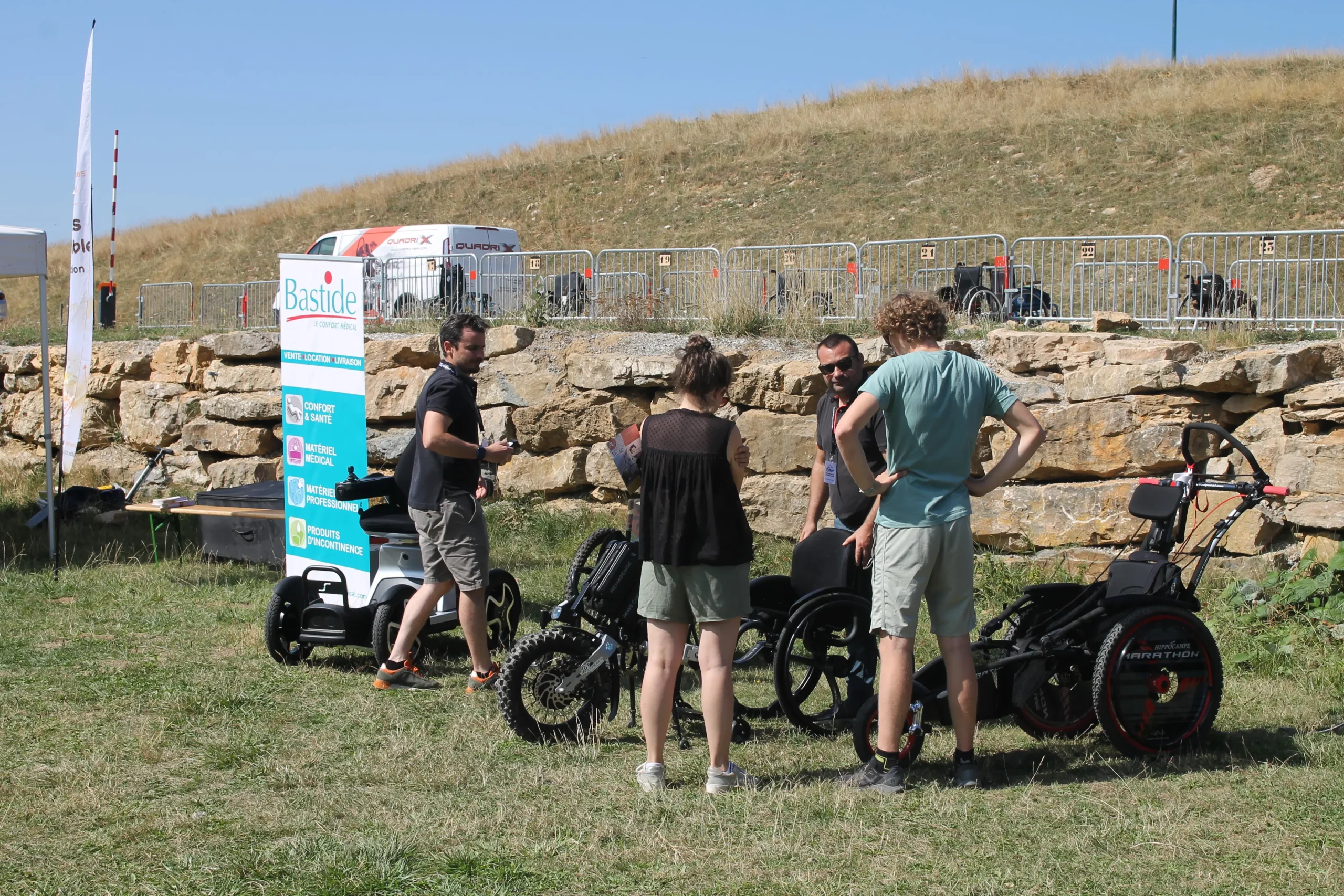 Stand Bastide au Semnoz lors du R'Handi Bike Festival 2023