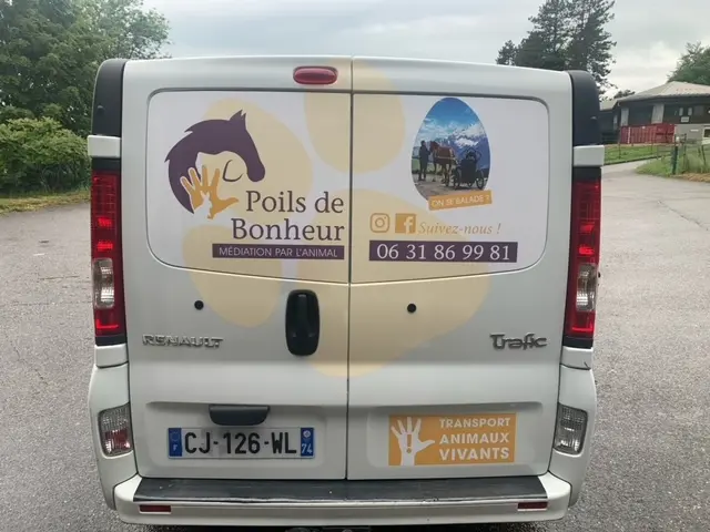 Vehicule de l'association Poils de Bonheur