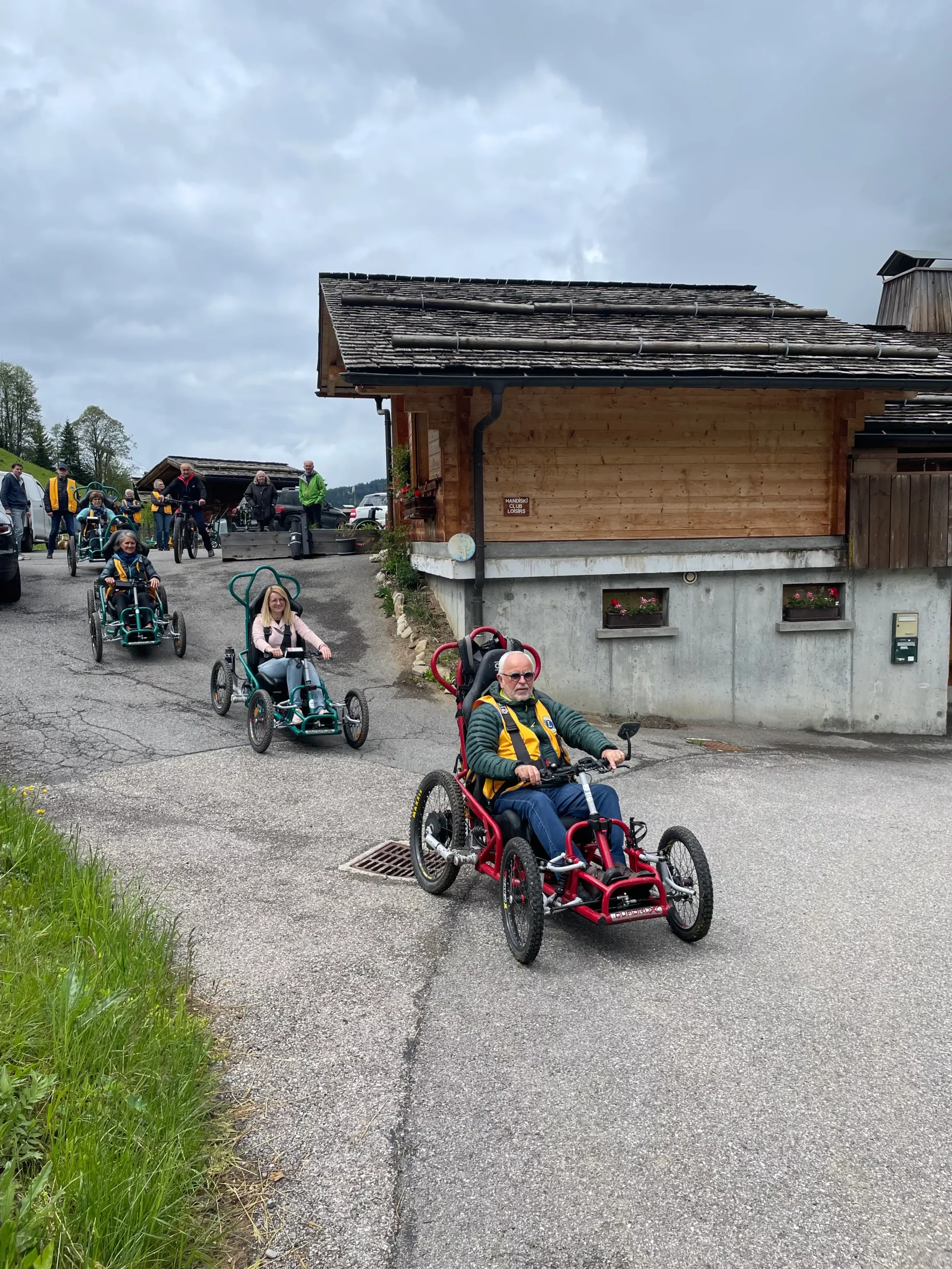 Démarrage de la ballade pour les essais